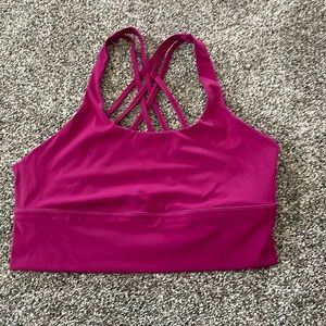 Women’s long line strappy sports bra